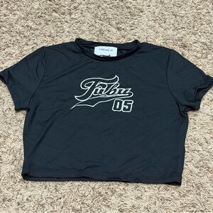 Forever 21 Black Fubu Graphic Tee